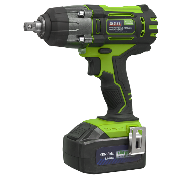 Sealey CP400LIHV │ 1/2"Sq Drive Hi-Vis Cordless Impact Wrench 18V 3Ah