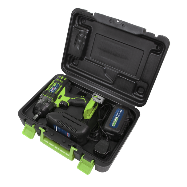 Sealey CP400LIHV │ 1/2"Sq Drive Hi-Vis Cordless Impact Wrench 18V 3Ah
