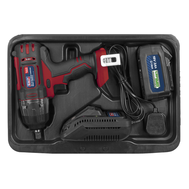Sealey CP400LI  │ 1/2"Sq Drive Cordless Impact Wrench 18V