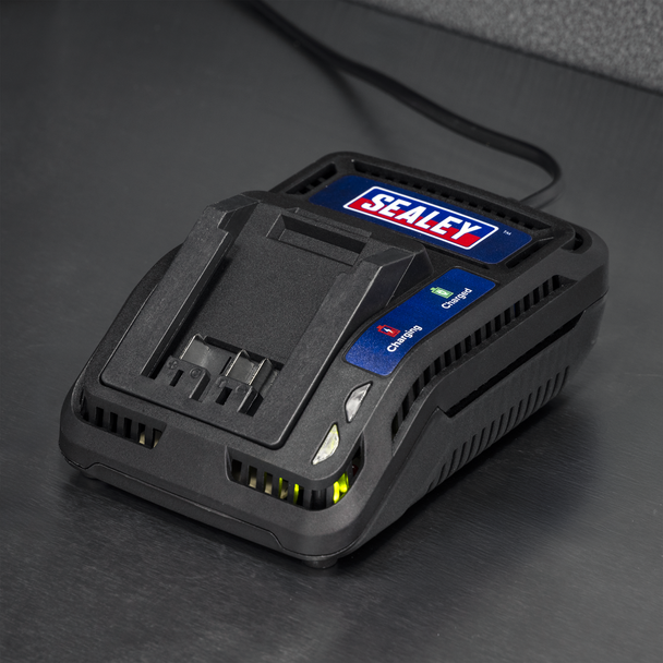 Sealey CP401LI │ 115mm Cordless Angle Grinder 18V 3Ah - Red