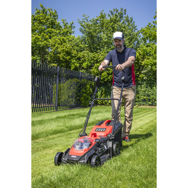 Sealey CP40VLMKIT │ Cordless Lawn Mower Kit 40V 4Ah SV20 Series 40cm