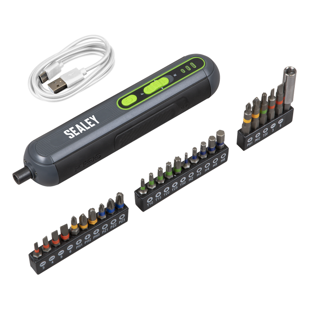 Sealey CP4VSD │ Cordless Screwdriver Set 4V 26pc