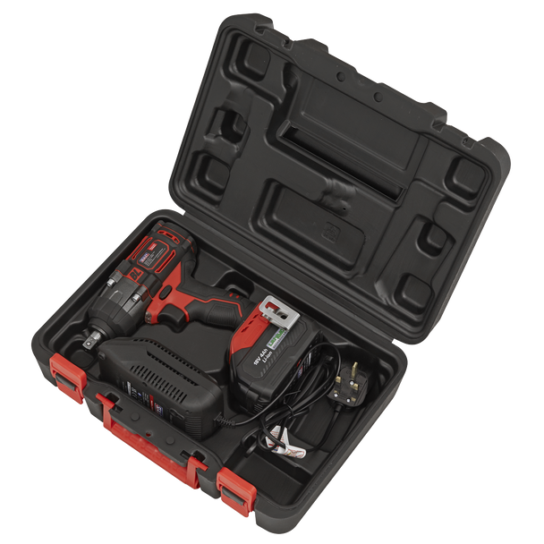 Sealey CP650LI │ 1/2"Sq Drive Cordless Brushless Impact Wrench 18V 4Ah