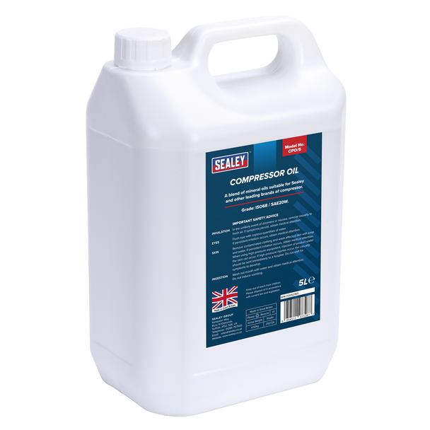 Sealey CPO/5 │ Compressor Oil 5L