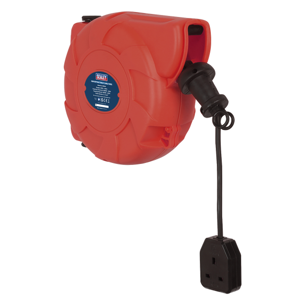 Sealey CRM101 │ 10m Retractable Cable Reel System 1 x 230V