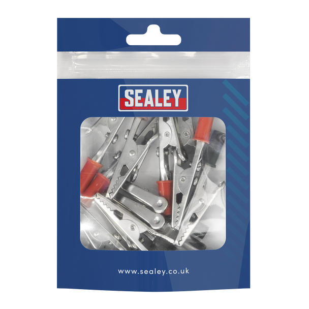 Sealey CROCSM │ Crocodile Clip, Small - Pack of 12 (6 Pairs)