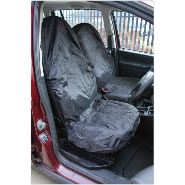 Sealey CSC5 │ Lightweight Front Seat Protector Set 2pc
