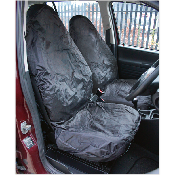 Sealey CSC6 │ Heavy-Duty Front Seat Protector Set 2pc