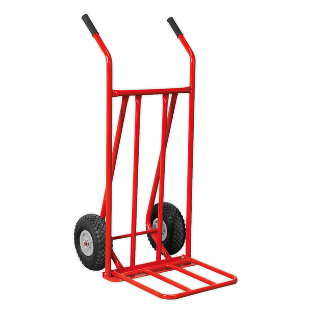 Sealey CST800 │ Folding Sack Truck with Pneumatic Tyres 150kg Capacity