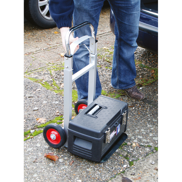 Sealey CST980 │ Aluminium Folding Sack Truck 90kg Capacity