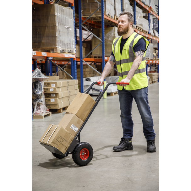 Sealey CST986HD │ Premier Heavy-Duty Sack Truck with PU Tyres 250kg Capacity