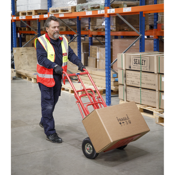 Sealey CST989 │ 3-in-1 Sack Truck with Pneumatic Tyres 250kg Capacity