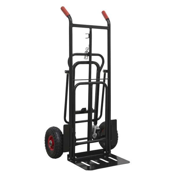 Sealey CST989HD │ Premier Heavy-Duty 3-in-1 Sack Truck with PU Tyres 300kg Capacity