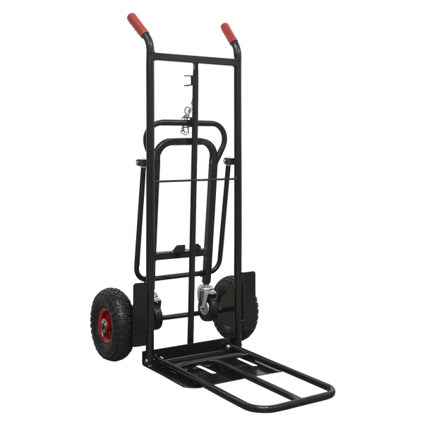 Sealey CST989HD │ Premier Heavy-Duty 3-in-1 Sack Truck with PU Tyres 300kg Capacity