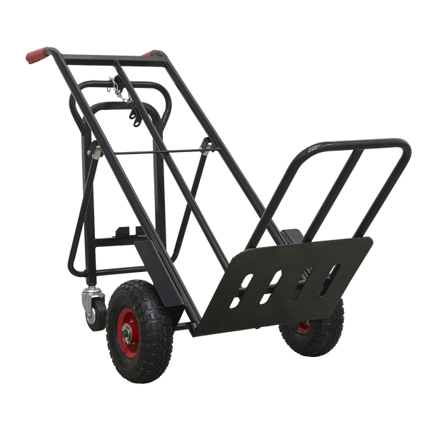 Sealey CST989HD │ Premier Heavy-Duty 3-in-1 Sack Truck with PU Tyres 300kg Capacity