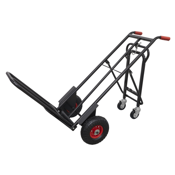 Sealey CST989HD │ Premier Heavy-Duty 3-in-1 Sack Truck with PU Tyres 300kg Capacity