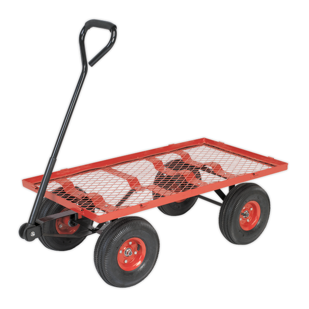 Sealey CST997 │ Platform Truck with Removable Sides & Pneumatic Tyres 200kg Capacity