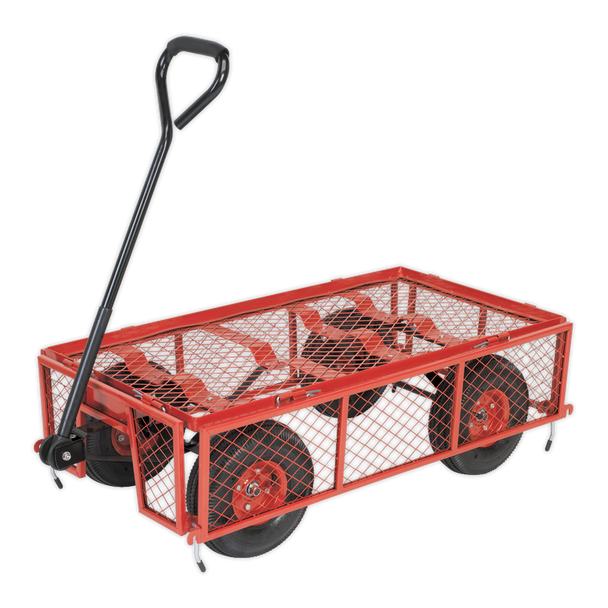 Sealey CST997 │ Platform Truck with Removable Sides & Pneumatic Tyres 200kg Capacity