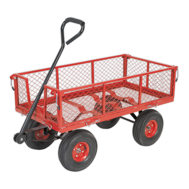 Sealey CST997 │ Platform Truck with Removable Sides & Pneumatic Tyres 200kg Capacity