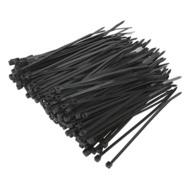 Sealey CT10025P200 │ Cable Tie 100 x 2.5mm, Black - Pack of 200