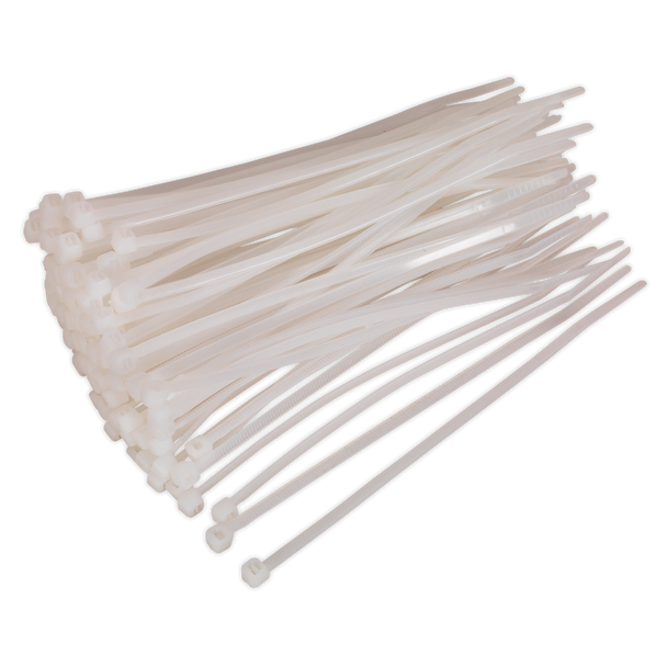 Sealey CT15036P100W │ Cable Tie 150 x 3.6mm, White - Pack of 100