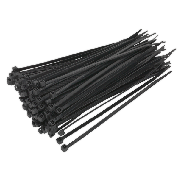 Sealey CT15036P100 │ Cable Tie 150 x 3.6mm, Black - Pack of 100
