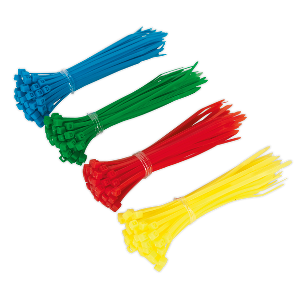 Sealey CT200 │ Cable Tie Assortment 100 x 2.5mm - Pack of 200