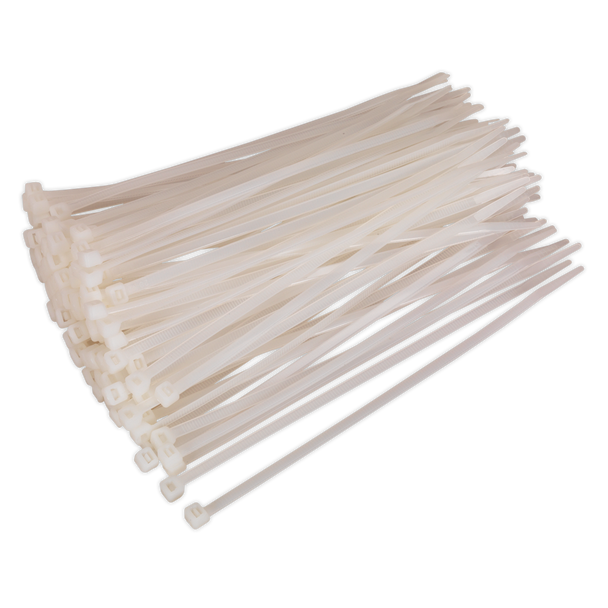 Sealey CT20048P100W │ Cable Tie 200 x 4.8mm, White - Pack of 100