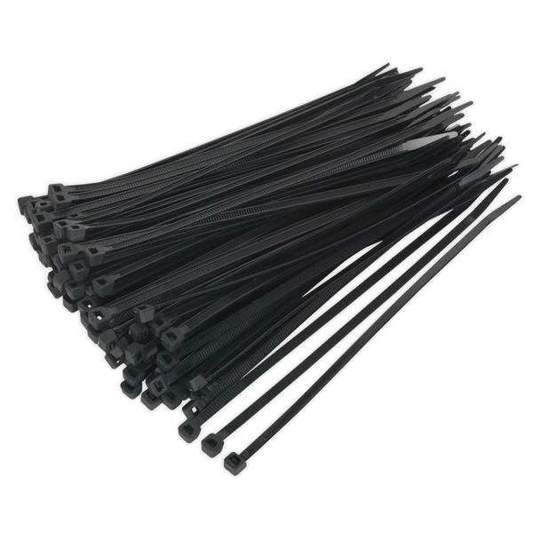 Sealey CT20048P100 │ Cable Tie 200 x 4.8mm, Black - Pack of 100