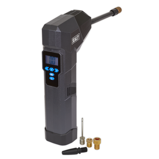 Sealey CTI120 │ Compact Rechargeable Tyre Inflator & Power Bank with Worklight