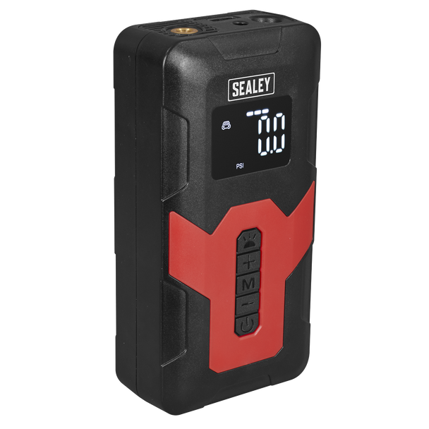 Sealey CTI140 │ Rechargeable Tyre Inflator & Power Bank with Worklight 12V
