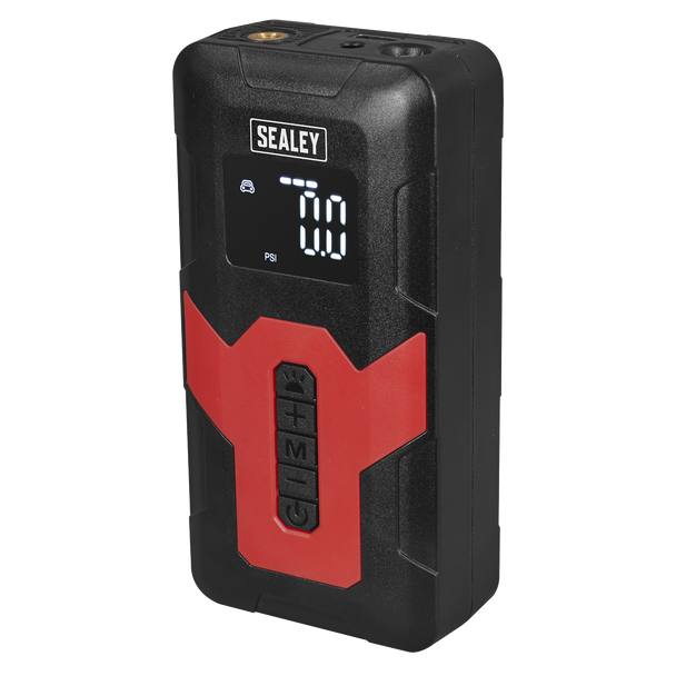 Sealey CTI140 │ Rechargeable Tyre Inflator & Power Bank with Worklight 12V