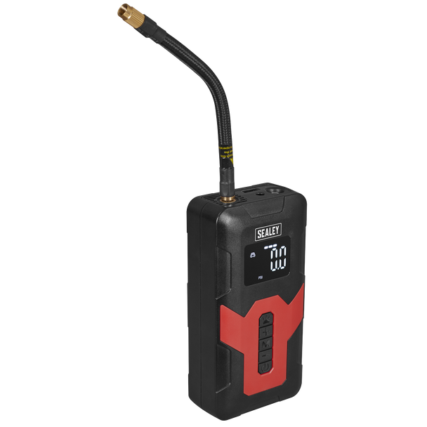 Sealey CTI140 │ Rechargeable Tyre Inflator & Power Bank with Worklight 12V