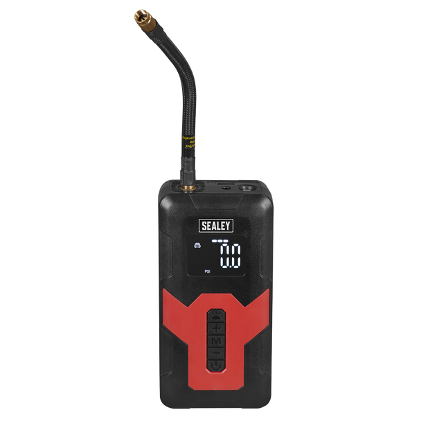 Sealey CTI140 │ Rechargeable Tyre Inflator & Power Bank with Worklight 12V