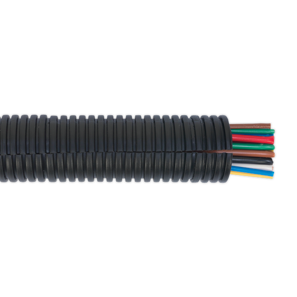 Sealey CTS2210 │ Split Convoluted Cable Sleeving Split 22-27mm 10m