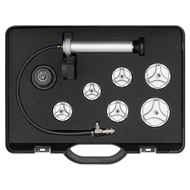Sealey CV0011 │ Commercial Cooling System Pressure Test Kit 7pc