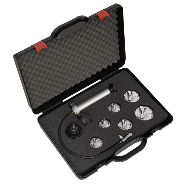Sealey CV0011 │ Commercial Cooling System Pressure Test Kit 7pc