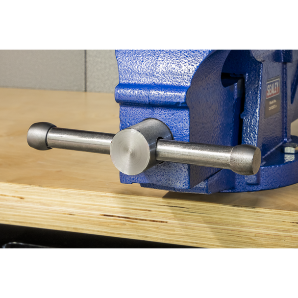 Sealey CV125XT │ Professional Heavy-Duty Fixed Base Vice 125mm
