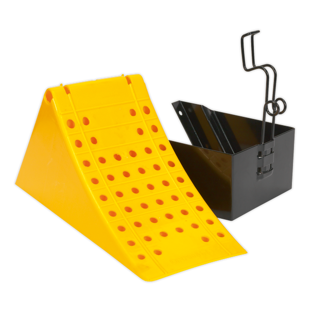 Sealey CV127 │ Commercial Wheel Chock with Bracket