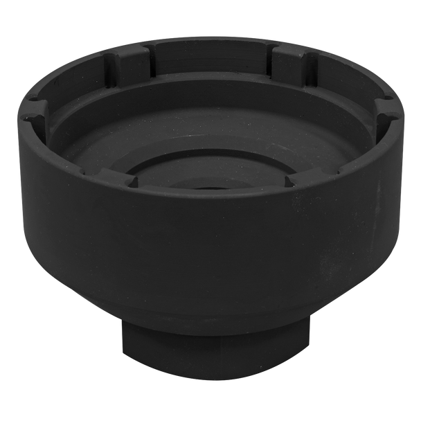 Sealey CV128 ⏐ Groove Axle Nut Socket for MAN/Mercedes 3/4"Sq Drive 6-Stud 101-110mm