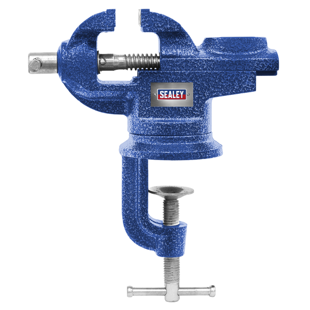 Sealey CV50 │ Portable Bench & Table Vice with 360° Swivel Base 50mm