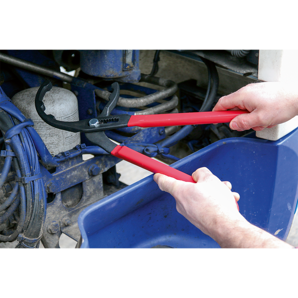 Sealey CV6412 │ Oil Filter Pliers for Commercial Vehicles 95-178mm