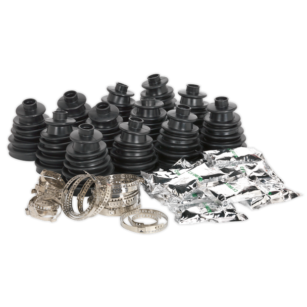 Sealey CV9612 │ Universal Stretch CVJ Boot 56-116mm - Pack of 12 x CV96