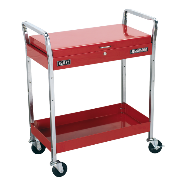 Sealey CX104 │ Superline PRO® Heavy-Duty Trolley with Lockable Top 2-Level