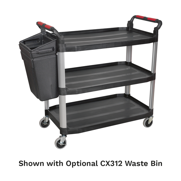 Sealey CX310 │ Composite Workshop Trolley 3-Level/3 Wall
