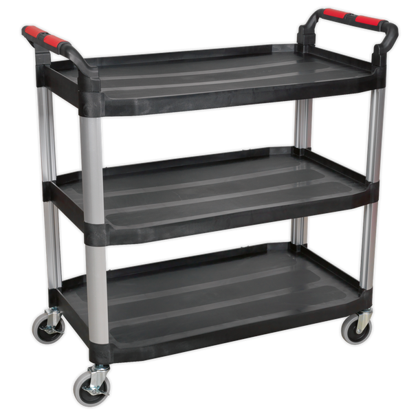 Sealey CX310 │ Composite Workshop Trolley 3-Level/3 Wall