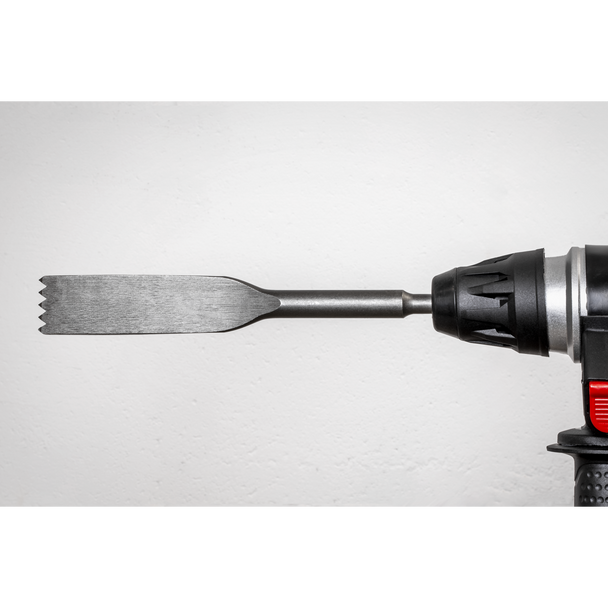 Sealey D1CC │ SDS Plus Toothed Mortar/Comb Chisel 30 x 250mm