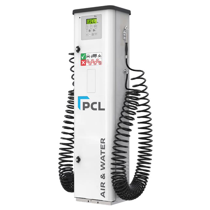 PCL D91ST10C/9010 | D91 Air & Water Tower, Mains Air, 5.5 bar, bar/psi, clip-on, white