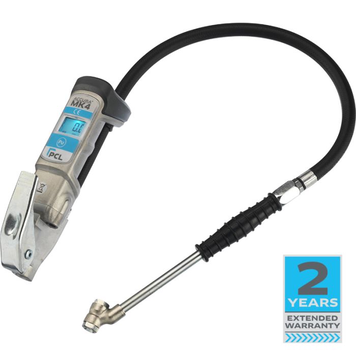 PCL DAC403 | ACCURA MK4 Tyre Inflator 0.53m Hose Twin Hold-on Connector