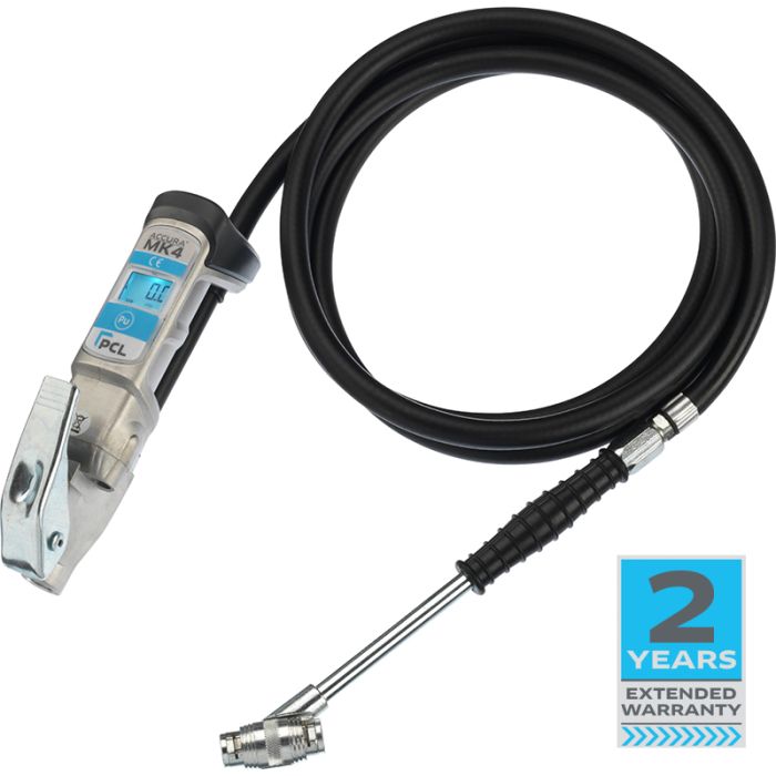 PCL DAC406 | ACCURA MK4 Tyre Inflator 2.7m Hose Twin Clip-on Connector